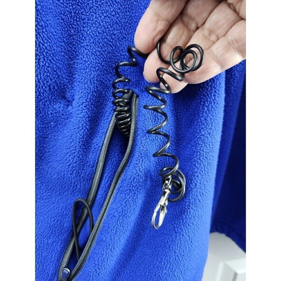 ScottEvest Fleece 1/4 Zip Utility Sweater Blue Mens Size XLarge TEC Pockets - Picture 4 of 11